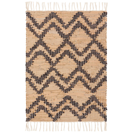 Recycled Leather Chindi Rugs