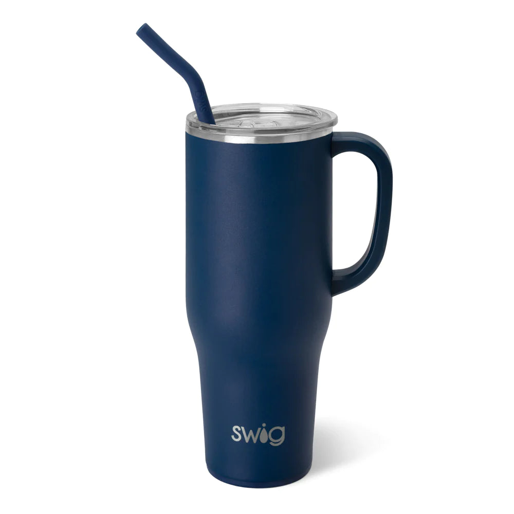 Navy Mega Mug (40oz) - Swig Life