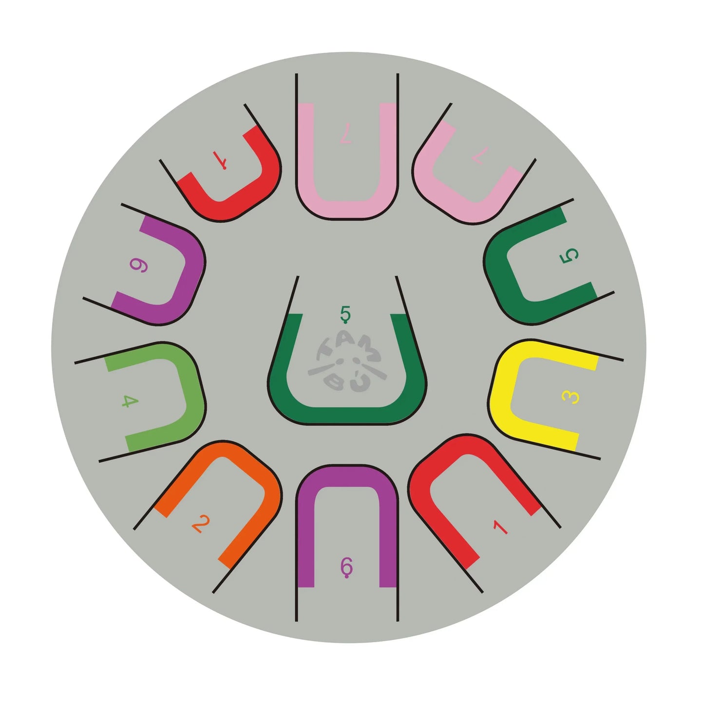 Tongue Drum 10" and 11 Tones