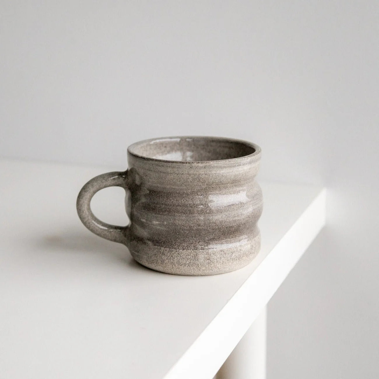 Artisanal Ceramic Wavy Cup