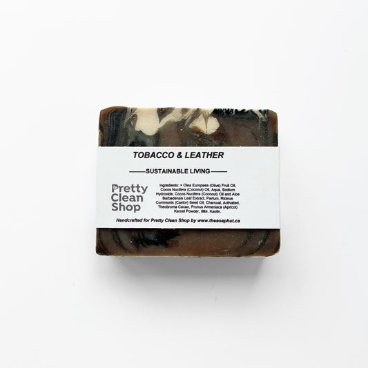 Artisanal Soap Bar Tobacco and Leather