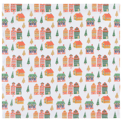 [EI] Kitchen Tea Towels Floursack 100% Cotton - Holiday Sets of 2