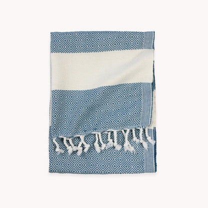 Turkish Cotton Towel Large - Diamond