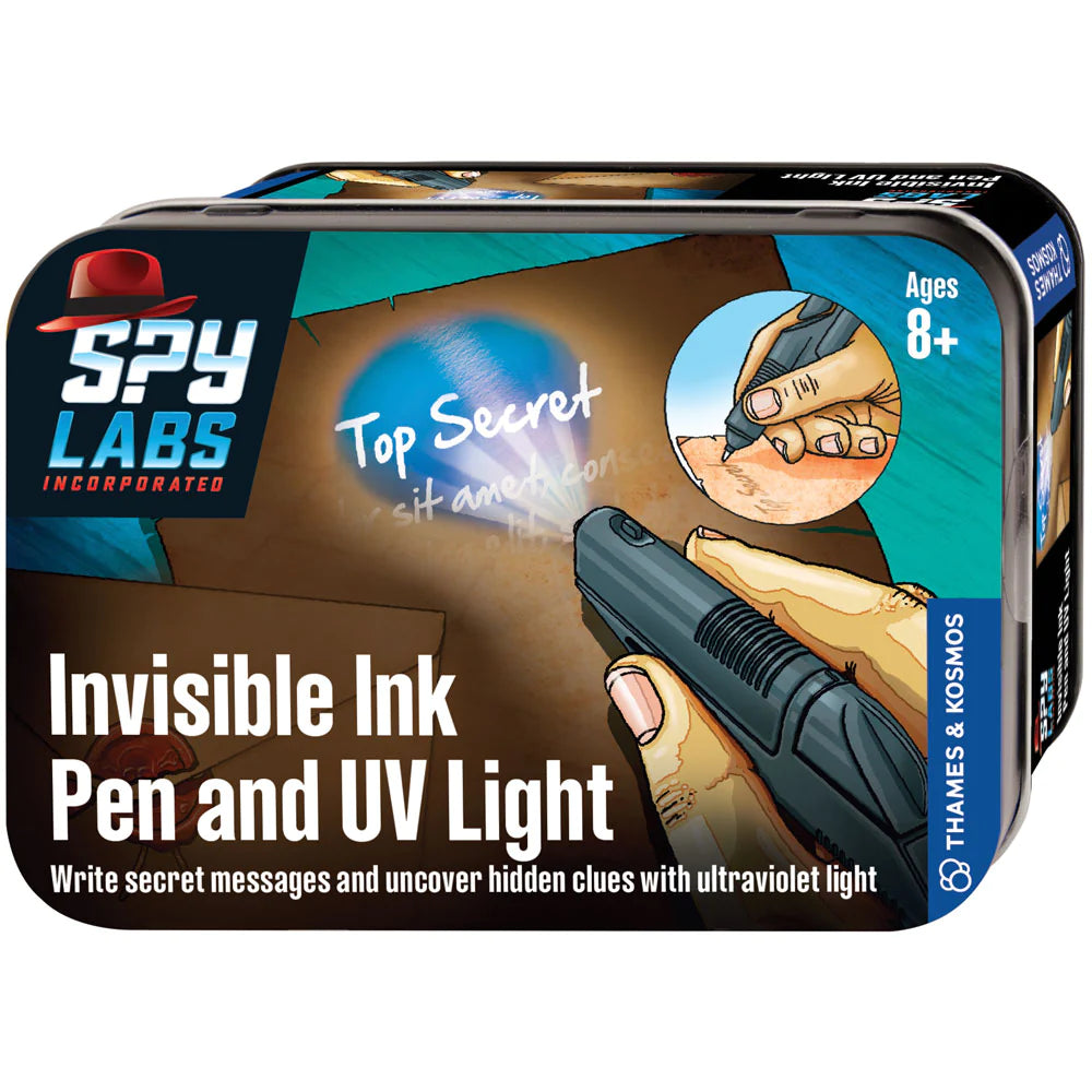 Invisible Ink Pen & UV Light - Spy Labs