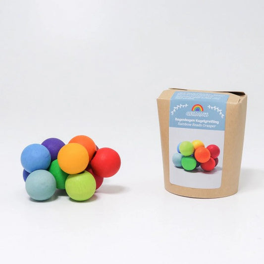 Rainbow Wooden Beads Grasper