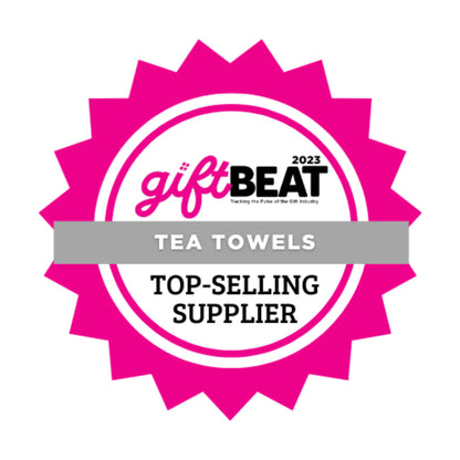 Tea Towels 100% Cotton - Symmetry black