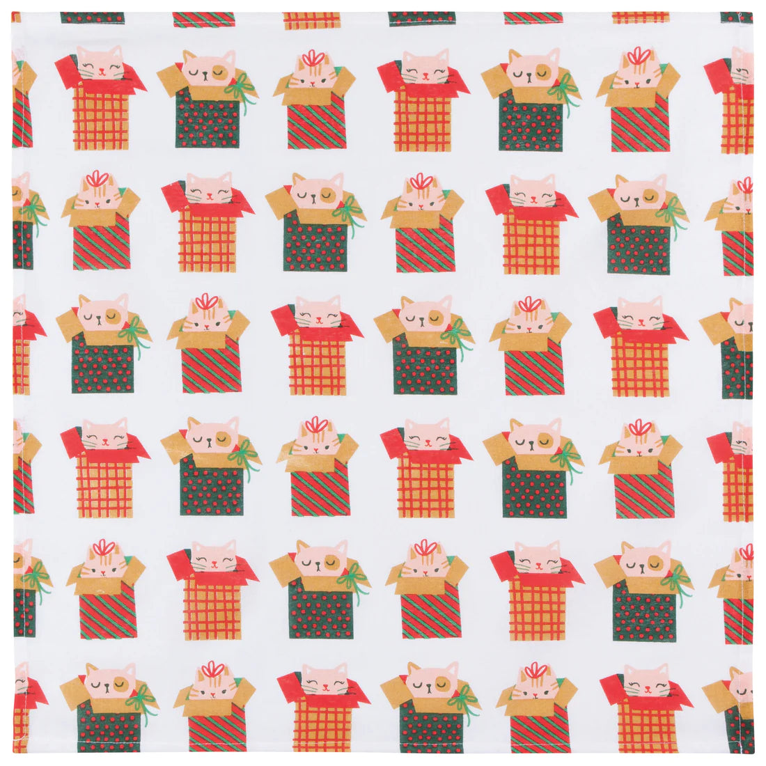 [EI] Kitchen Tea Towels Floursack 100% Cotton - Holiday Sets of 2