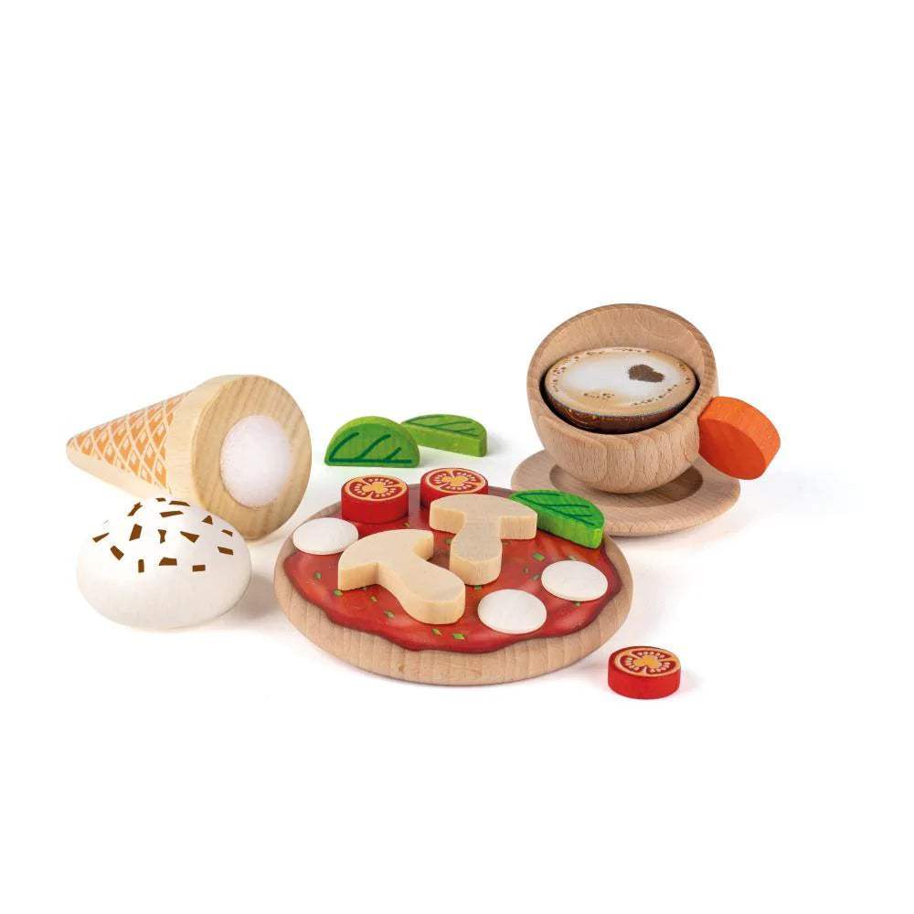 Assorted Wooden Italia Food Set by Erzi Toys Erzi Prettycleanshop