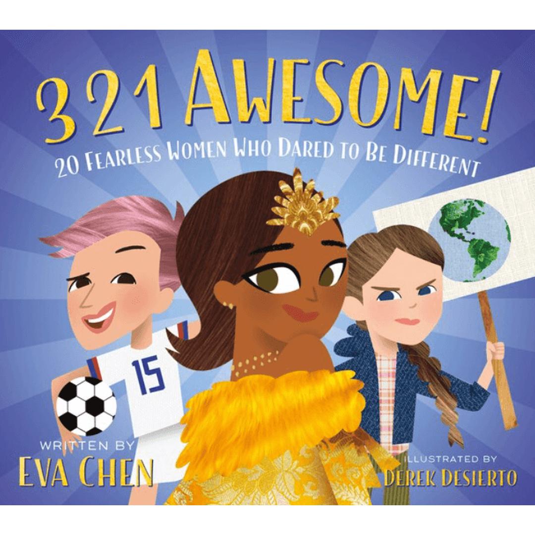 3-2-1 Awesome! 20 Fearless Women Who Dared to Be Different - by Eva Chen Books Books Various Prettycleanshop
