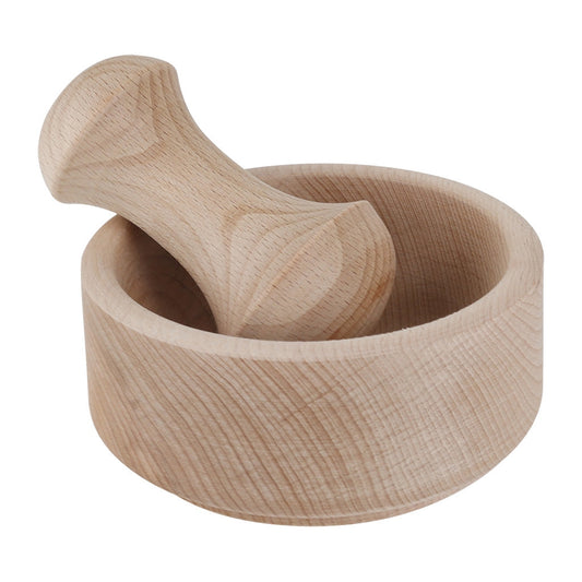 Wooden Mortar and Pestle by Redecker