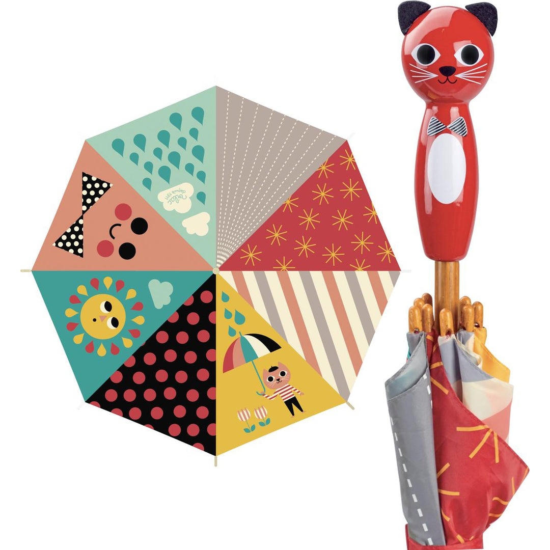 Cat Umbrella by Ingela P. Arrhenius for VILAC Kids Vilac Prettycleanshop