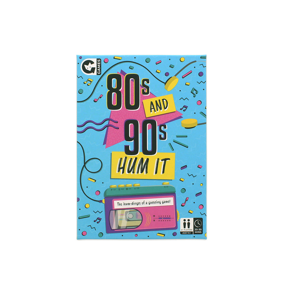 80s and 90s hum it! Party Game Games Ginger Fox Prettycleanshop