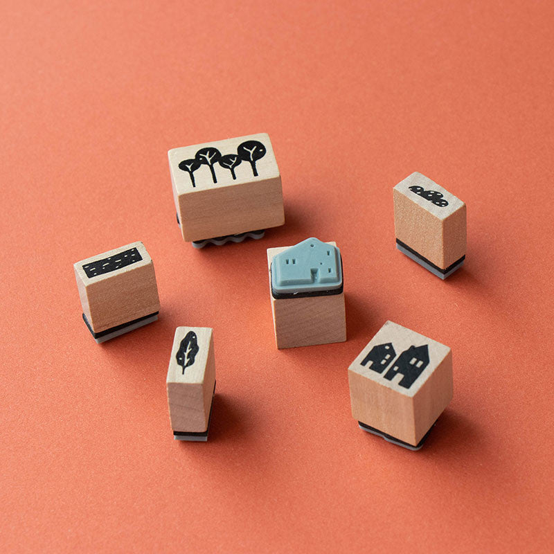 Wooden Stamps - Villages by LONDJI Kids Londji Prettycleanshop