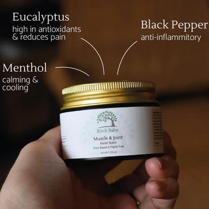 Muscle & Joint Relief Balm - by Birch Babe Naturals