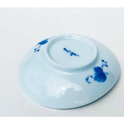 Blue Leaf Japanese Porcelain Dish
