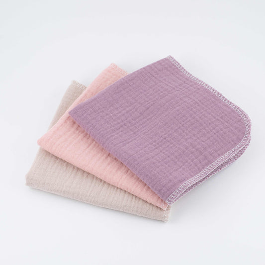Organic Cotton Muslin Washcloth • Kitchen Cloth • Hankie • Napkin •