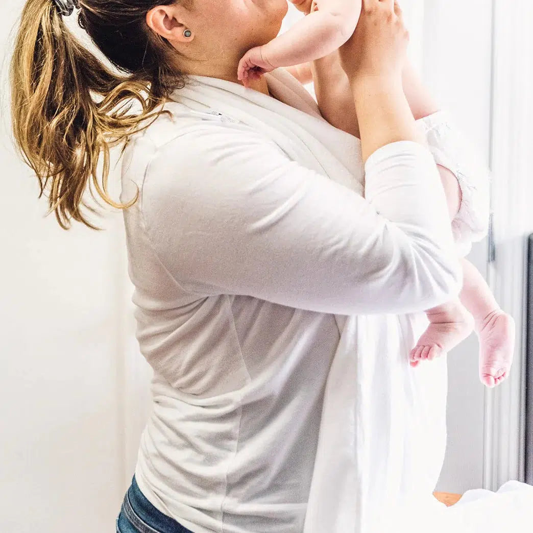 Hands Free Baby Towels - Marshmallow White Baby and Kids Oneberrie Prettycleanshop