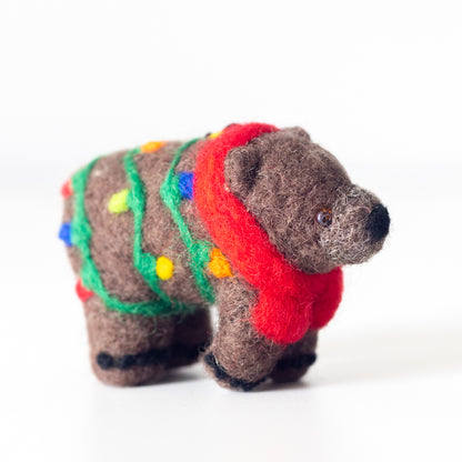 Felti Assorted Holiday Animal Ornaments