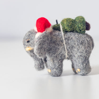 Felti Assorted Holiday Animal Ornaments