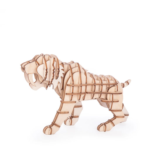 Tiger 3D Wooden Puzzle - Kikkerland