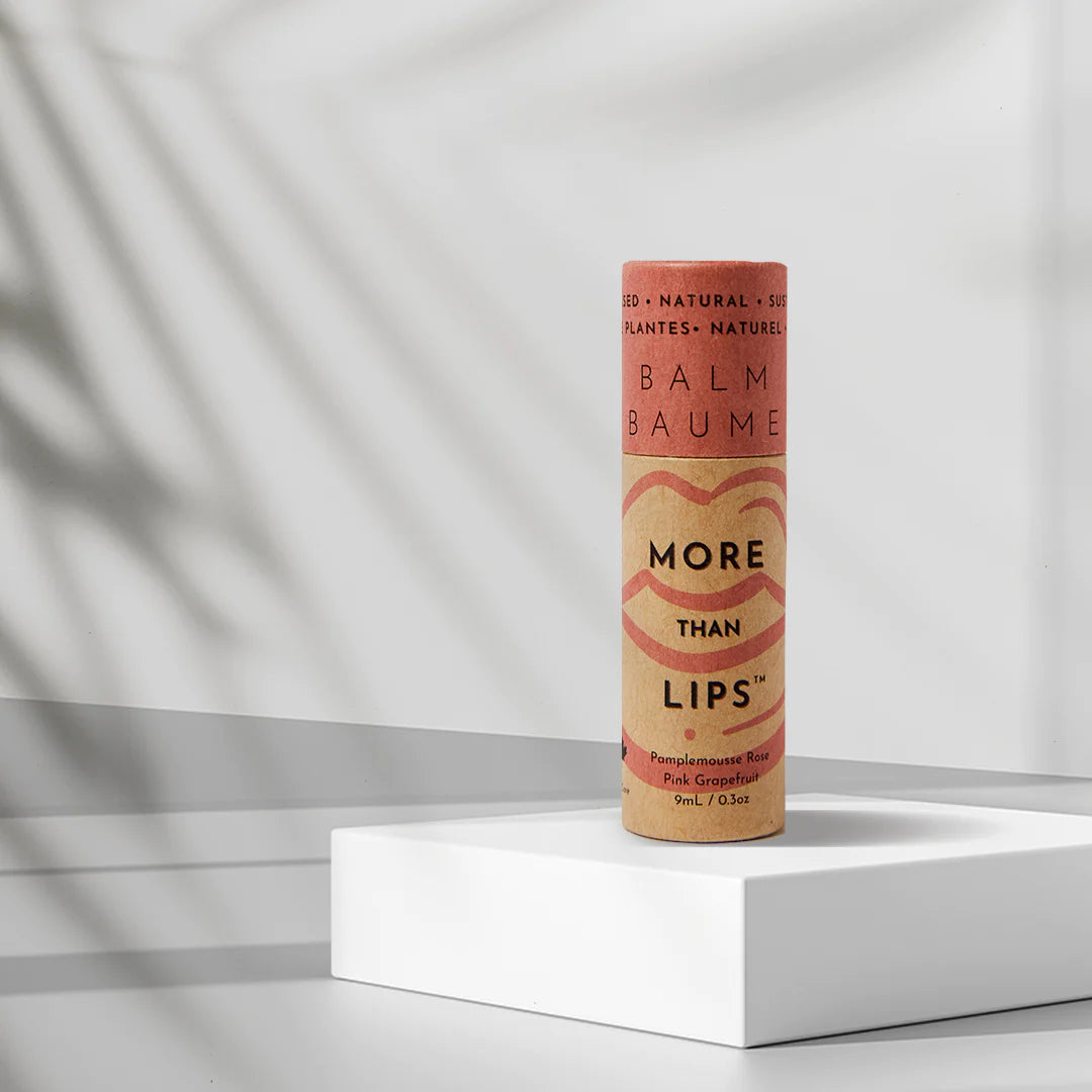 Vegan Lip Balm by More Than Lips Skincare More Than Lips Pink Grapefruit Prettycleanshop
