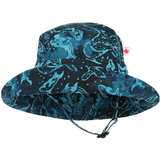 Whale Pod Adjustable Sun Hat by Snug as a Bug