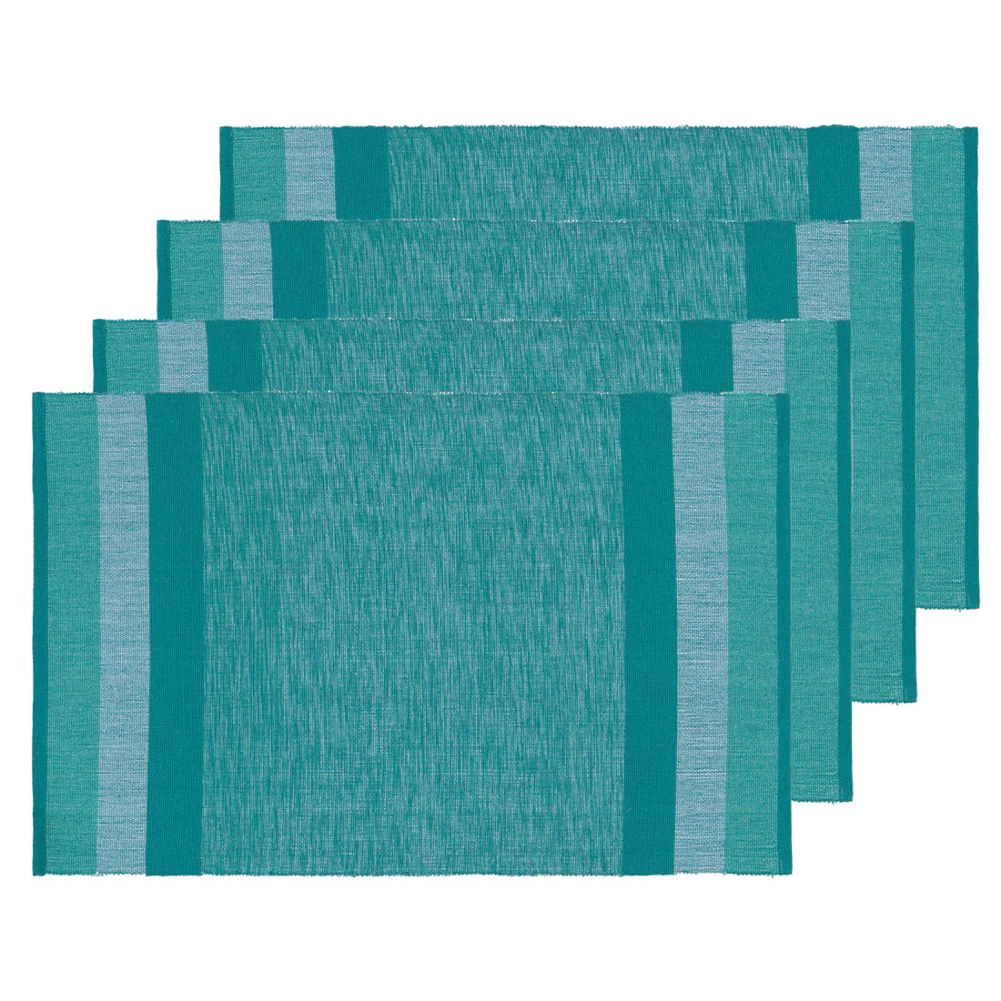 Recycled Placemats Second Spin - Set of 4 Kitchen Now Designs Teal Prettycleanshop