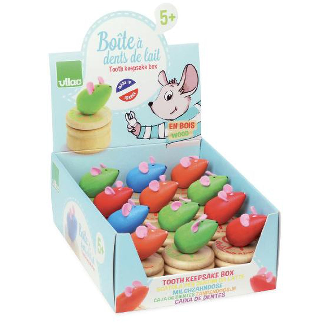 Baby Teeth Keepsake Box with Mouse by VILAC Kids Vilac Prettycleanshop