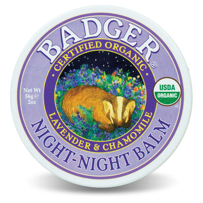 Badger Balm Night Night - Lavender & Chamomile 56g Baby & Toddler Badger Balm Prettycleanshop