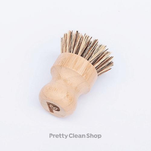 Bamboo Pot Scrubbing Brush Kitchen Pretty Clean Living Prettycleanshop