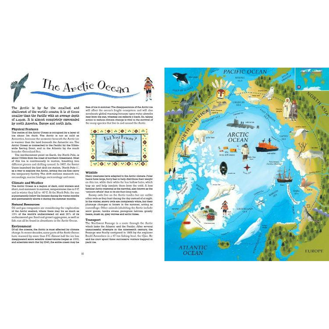 Barefoot Books World Atlas Books Barefoot Books Prettycleanshop