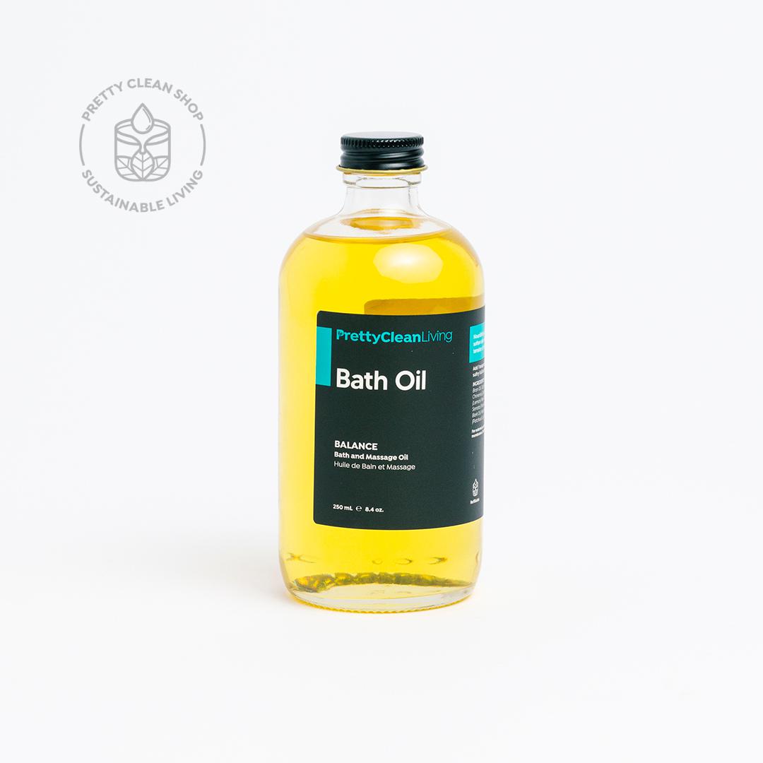 Bath & Massage Oil - by Pretty Clean Shop Body Care Pretty Clean Living 250ml glass bottle Prettycleanshop
