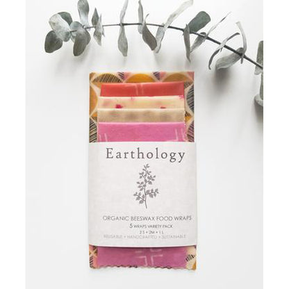 Beeswax Food Wraps Earthology Eat Earthology Prettycleanshop