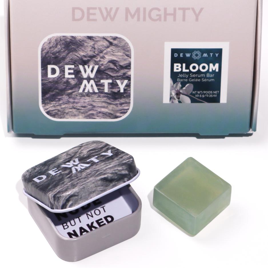 Bloom Jelly Serum Bar Starter Kit + Container by Dew Mighty Dew Mighty Wood Grain Prettycleanshop