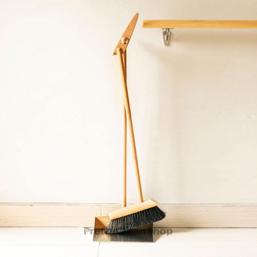 Broom and dustpan Set Long Handle by Redecker Brushes & Tools Redecker Prettycleanshop