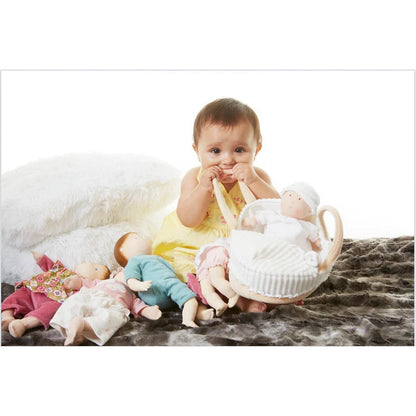 Carry Cot - with Baby Grace Doll, bottle and blanket Toys Tikiri Toys Prettycleanshop