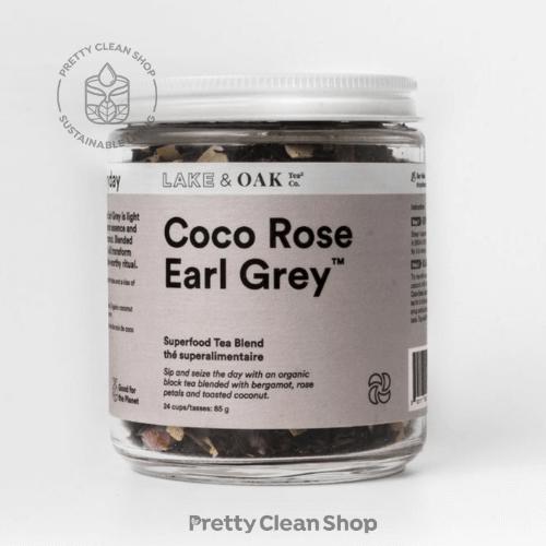 Coco Rose Earl Grey by Lake & Oak Tea Co. Wellness Lake & Oak Prettycleanshop