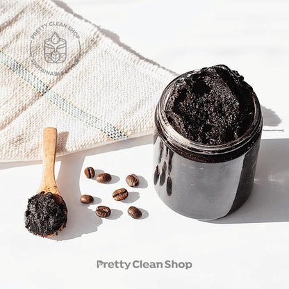 Coffee Body Polish - Invigorating Exfoliating Cleanser Bath and Body Pretty Clean Living Prettycleanshop