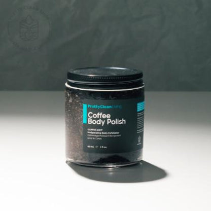 Coffee Body Polish - Invigorating Exfoliating Cleanser Bath and Body Pretty Clean Living 120ml / 4oz Prettycleanshop