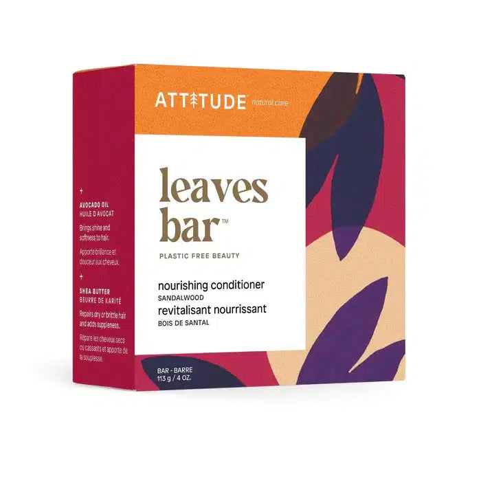 Conditioner Bar - Nourish Sandalwood - by Attitude Hair Attitude Prettycleanshop