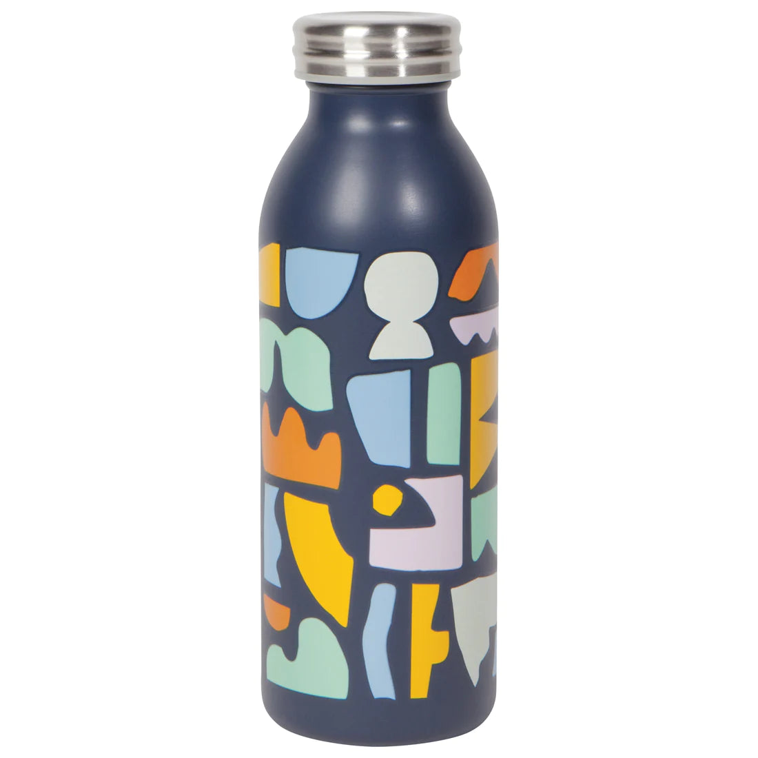 Stainless Steel Meander Water Bottle - Doodle on the go Now Designs Prettycleanshop