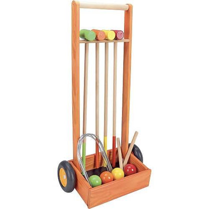 Croquet with Trolley Outdoor Game by Jeujura Games Jeujura Prettycleanshop