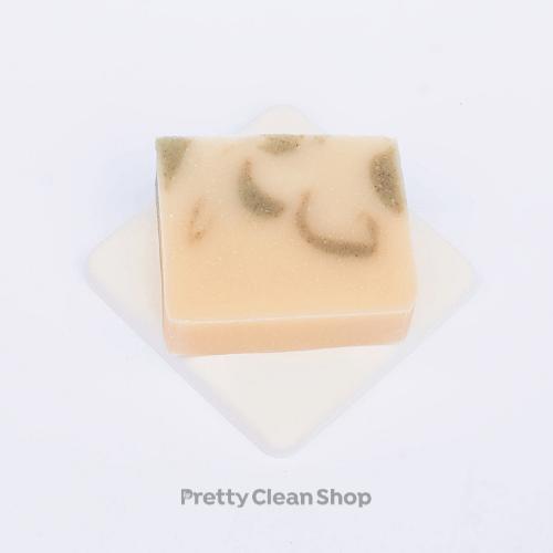Diatomaceous Earth Stone Soap Dish - White Bath and Body Pretty Clean Living Prettycleanshop
