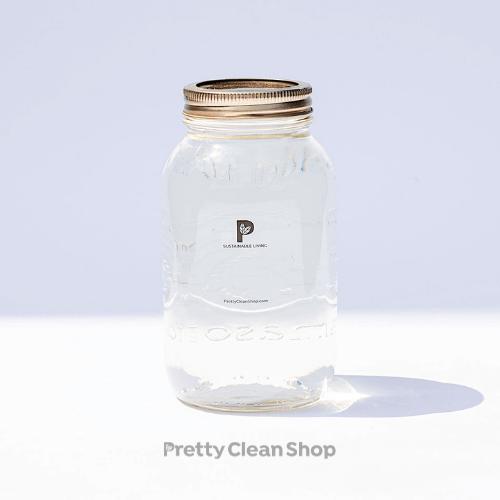 Dish & Hand Soap - Lemon Zest Liquid Kitchen Pure 1L glass jar (REFILLABLE, includes $1.25 deposit) Prettycleanshop
