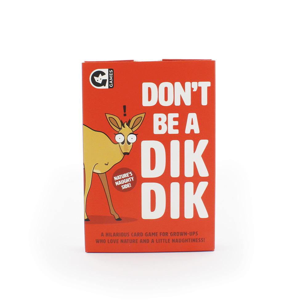 Don’t Be A Dik Dik Card Game by Ginger Fox Games Ginger Fox Prettycleanshop