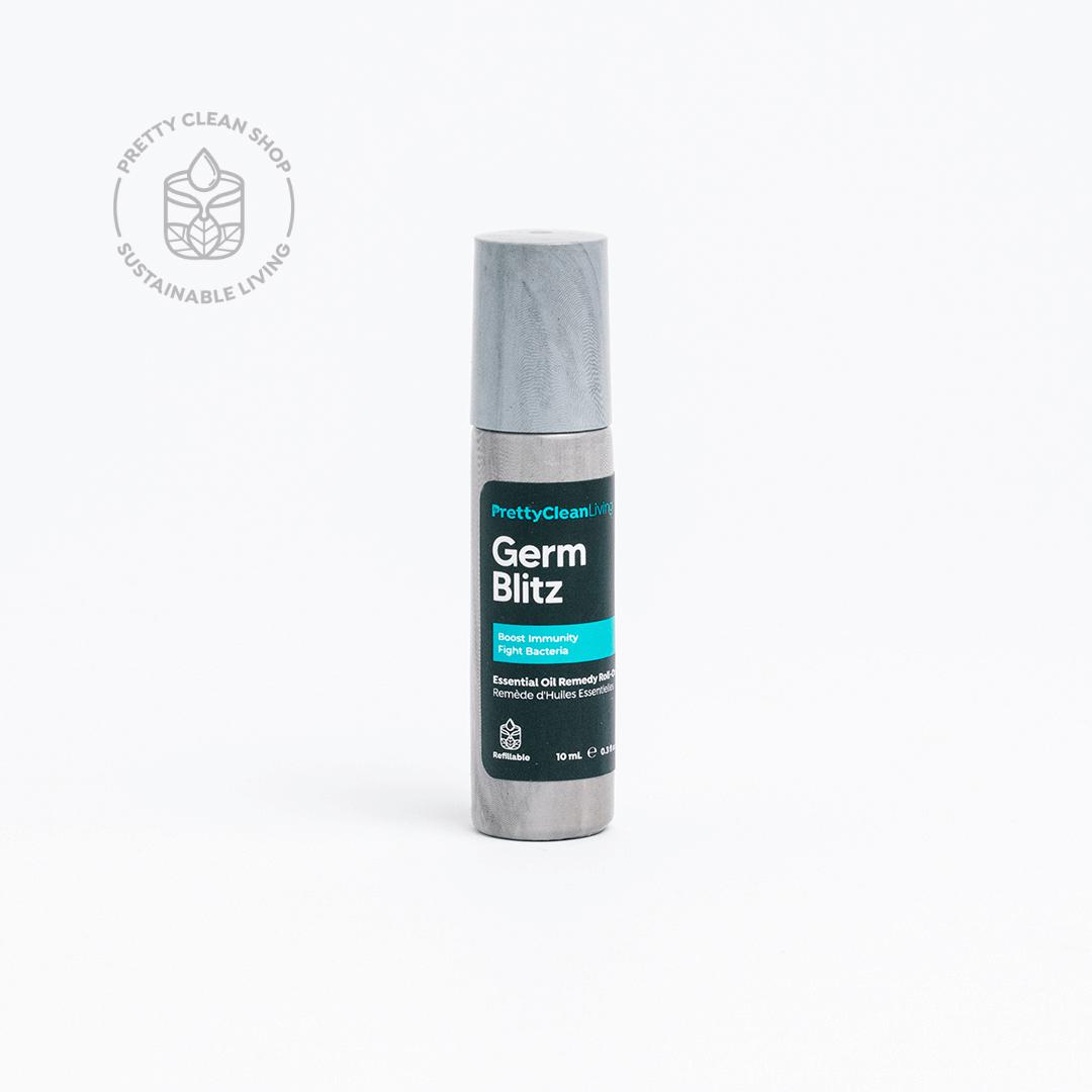 Essential Oil Roll-On Remedy - GERM BLITZ - by Pretty Clean Shop Aromatherapy Pretty Clean Living Prettycleanshop