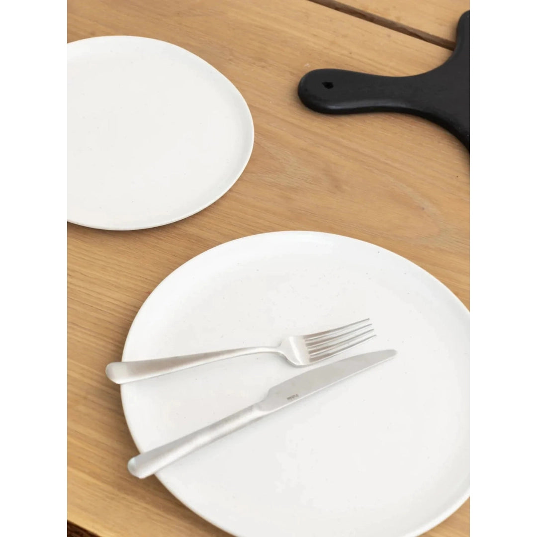 The Dinner Plates (4-Pack) - Speckled White by FABLE Kitchen Fable Prettycleanshop