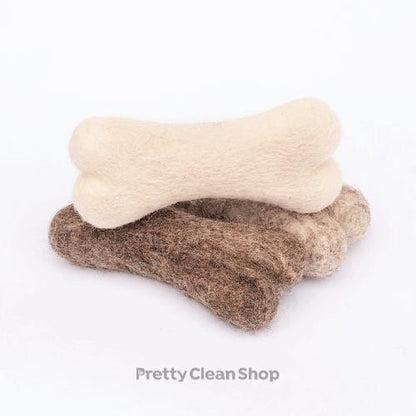 Felted Wool Dog Bones Pets Fibres of Life Prettycleanshop