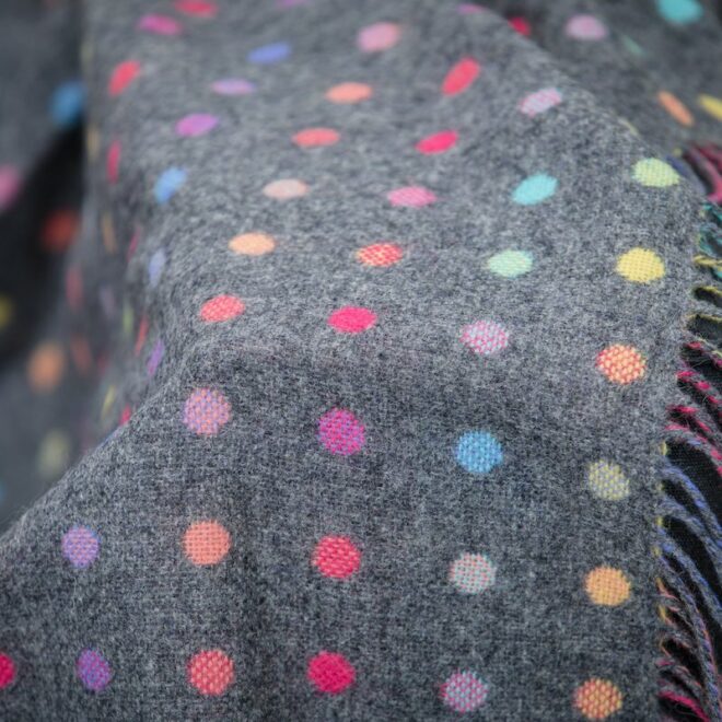 Foxford Rainbow Lambswool Throw Blankets Foxford Prettycleanshop