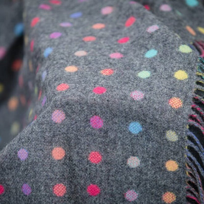 Foxford Rainbow Lambswool Throw Blankets Foxford Prettycleanshop